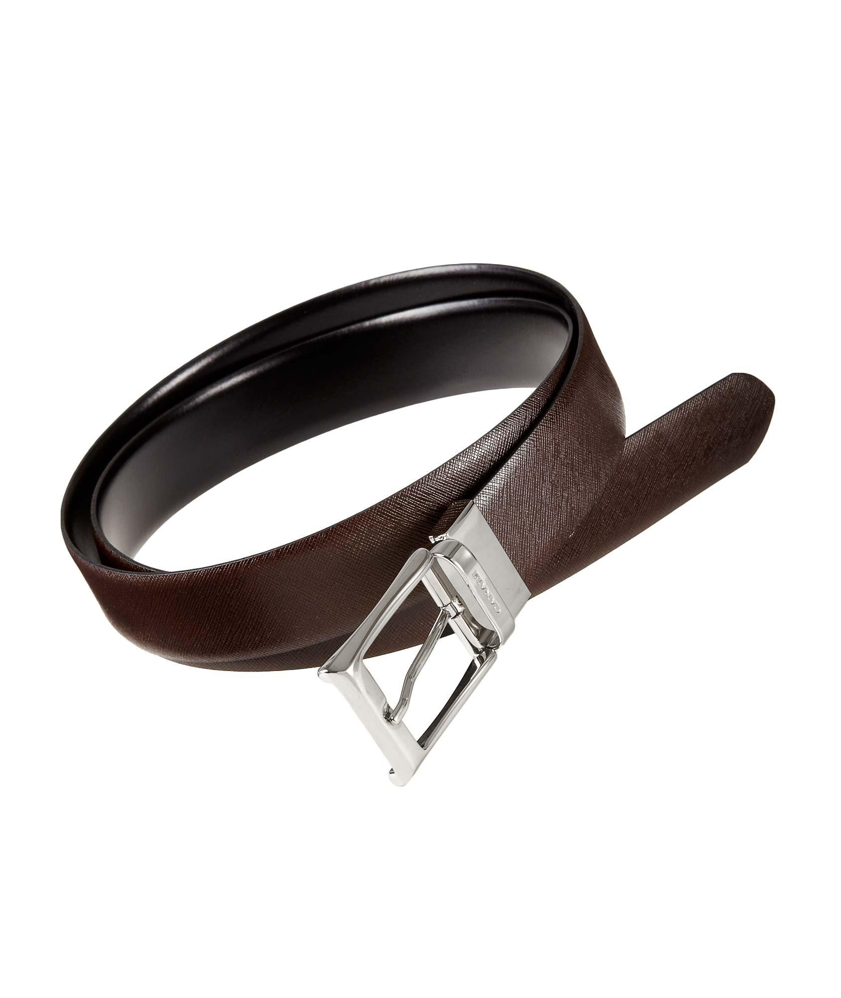 Textured Leather Belt  image 0