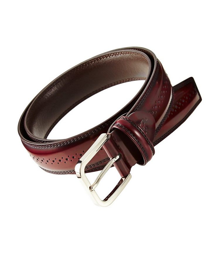 Perforated Leather Belt image 0