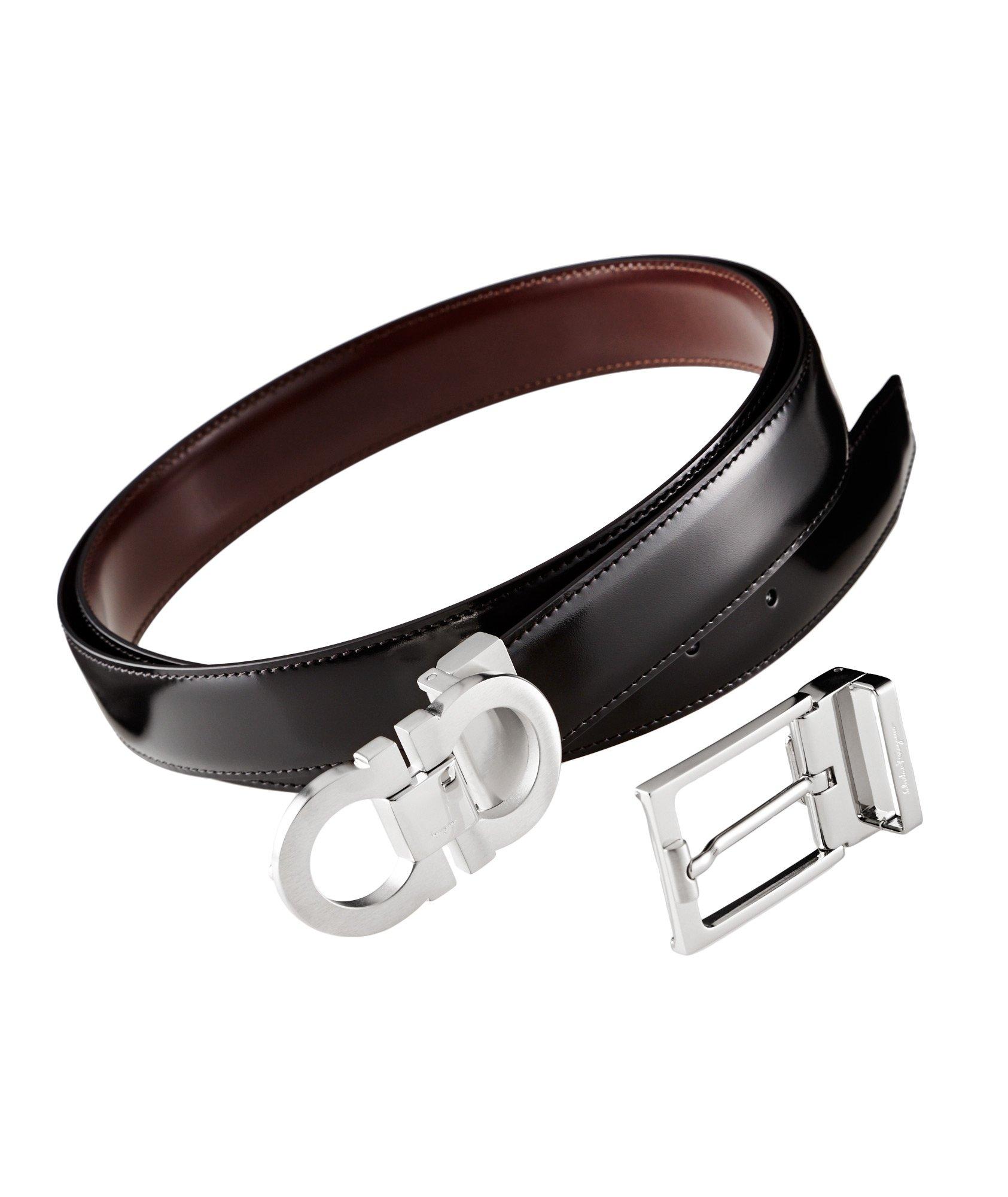 Reversible Leather Belt Set image 0