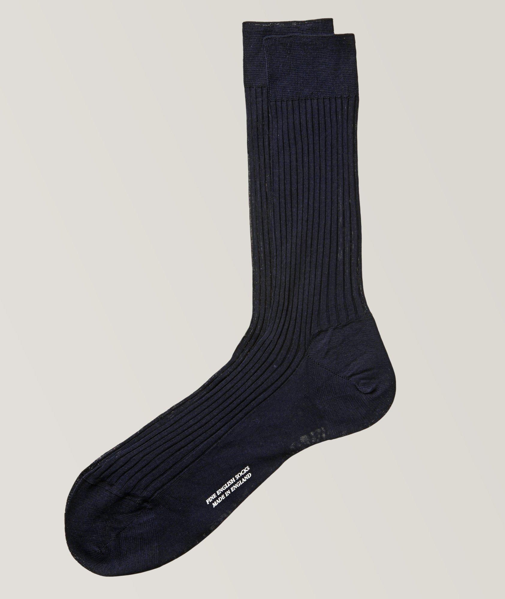 Ribbed Dress Socks image 0