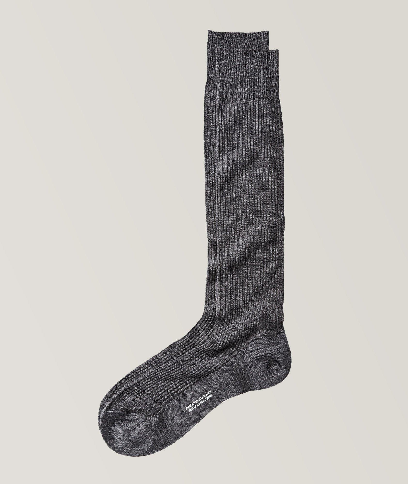 Ribbed Dress Socks image 0