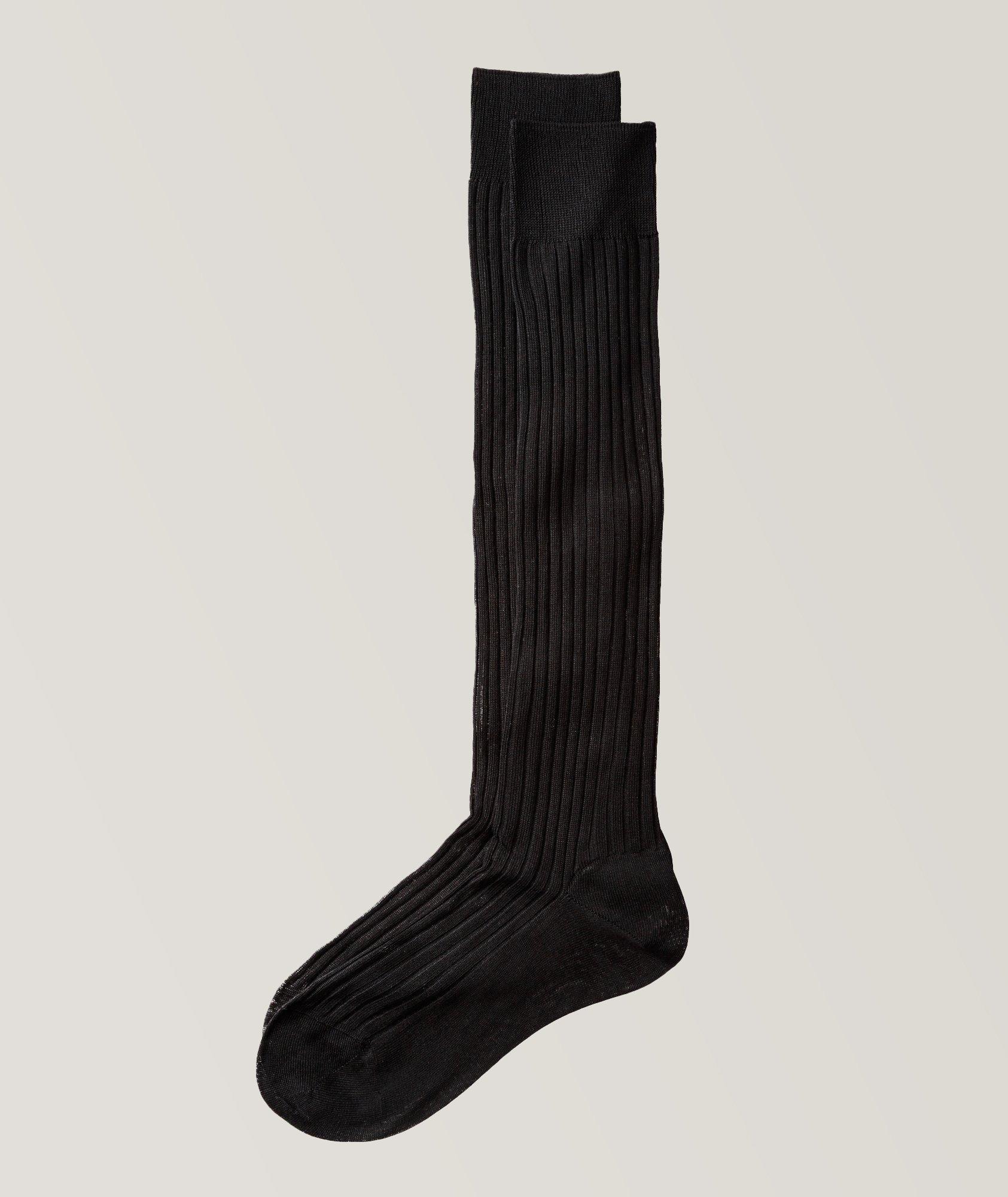 Pantherella Ribbed Knit Dress Socks | Socks | Harry Rosen