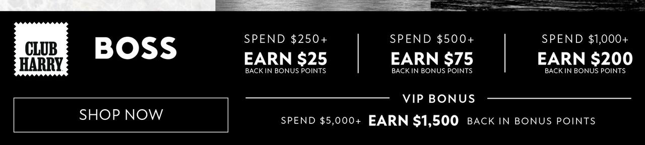 BOSS bonus week offer message