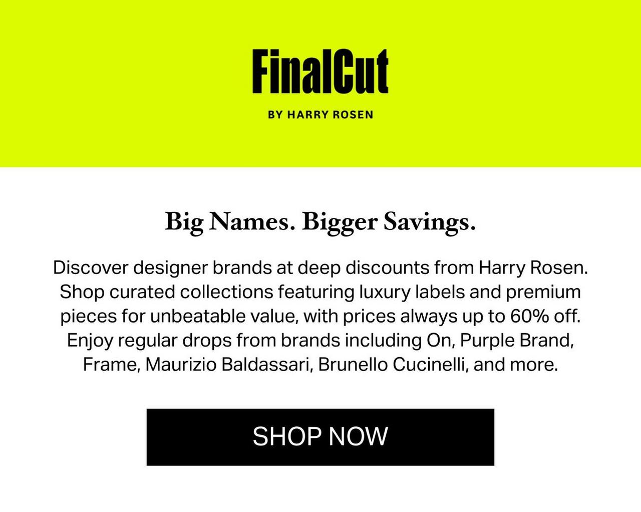 Shop FinalCut by Harry Rosen for further reduced styles