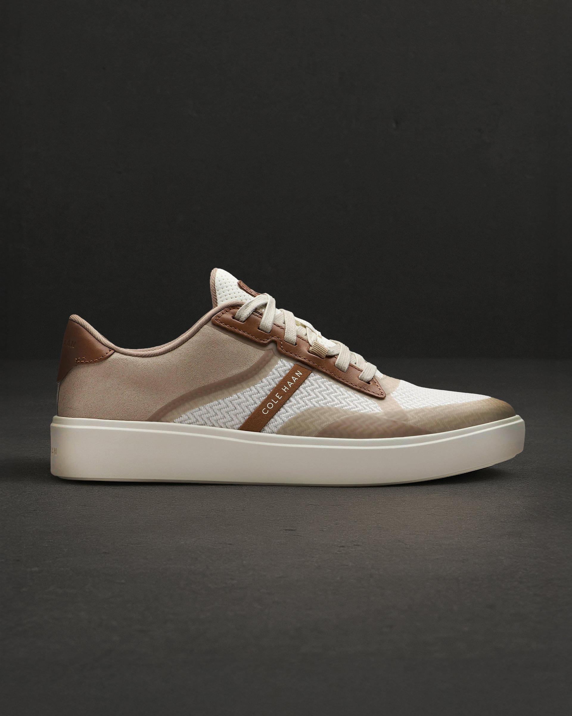 Beige and brown Cole Haan sneaker