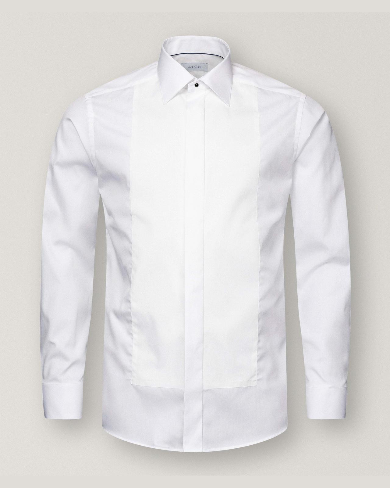 White Eton evening shirt