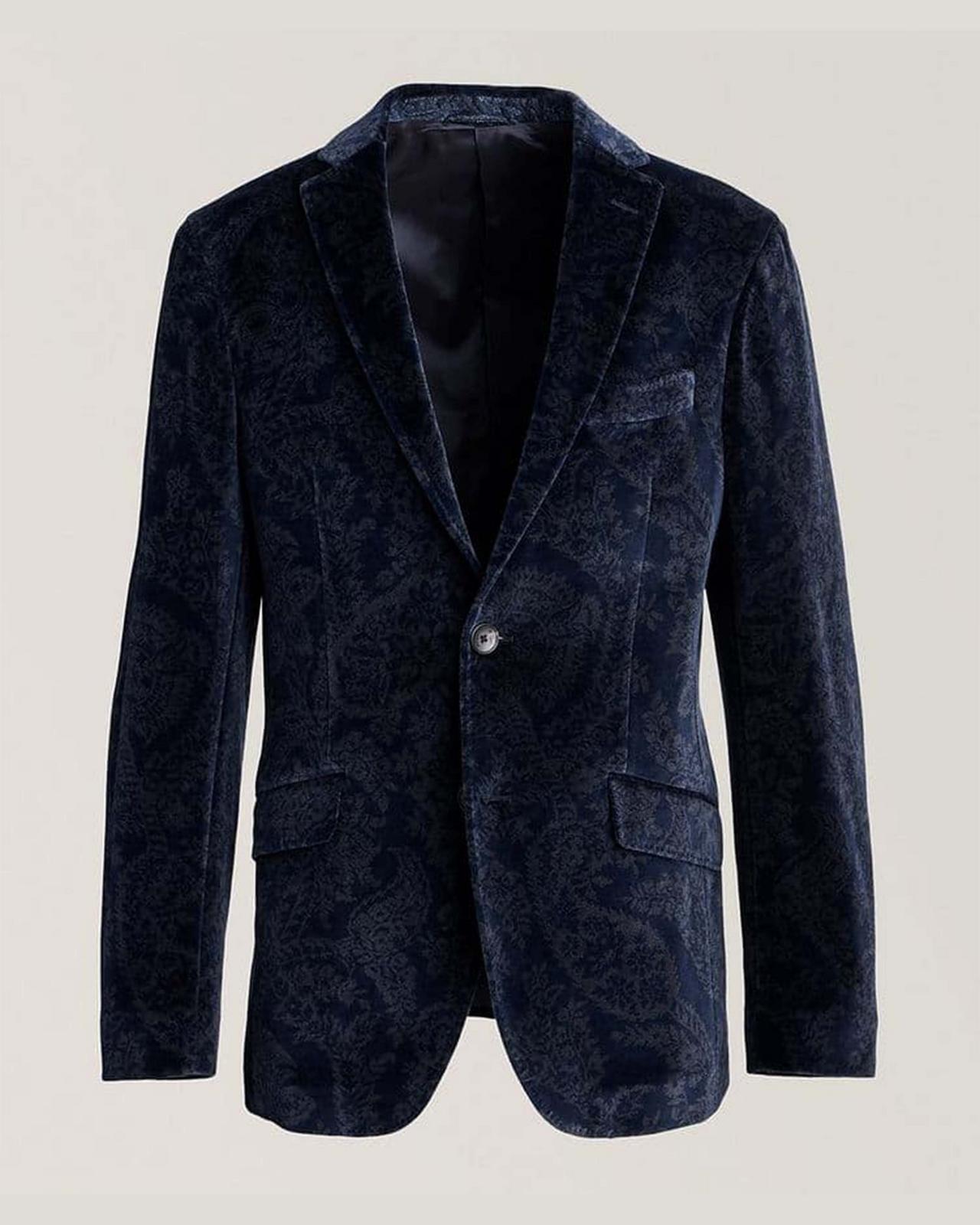 Velvet blue Etro Sport Jacket