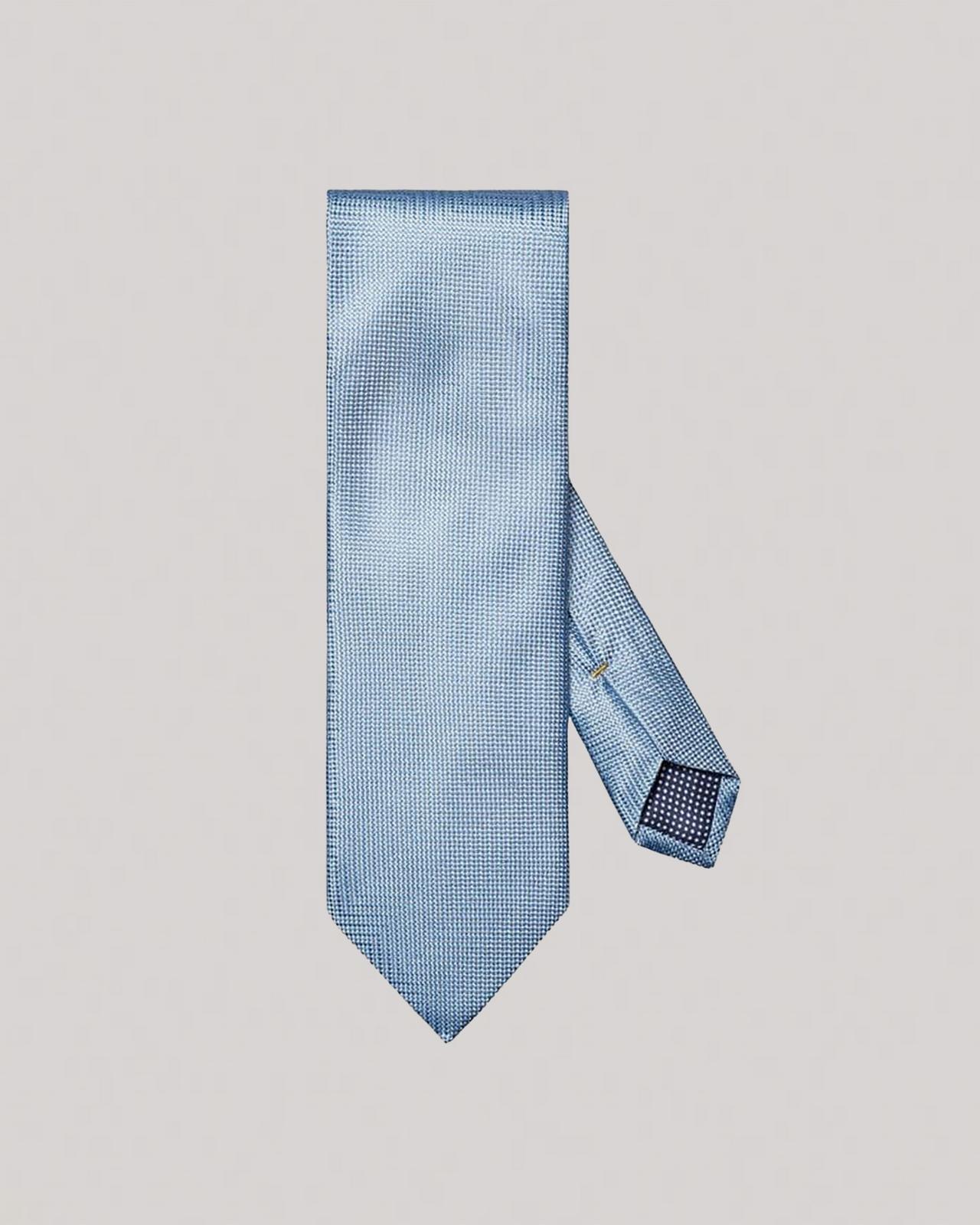 Eton herringbone silk tie