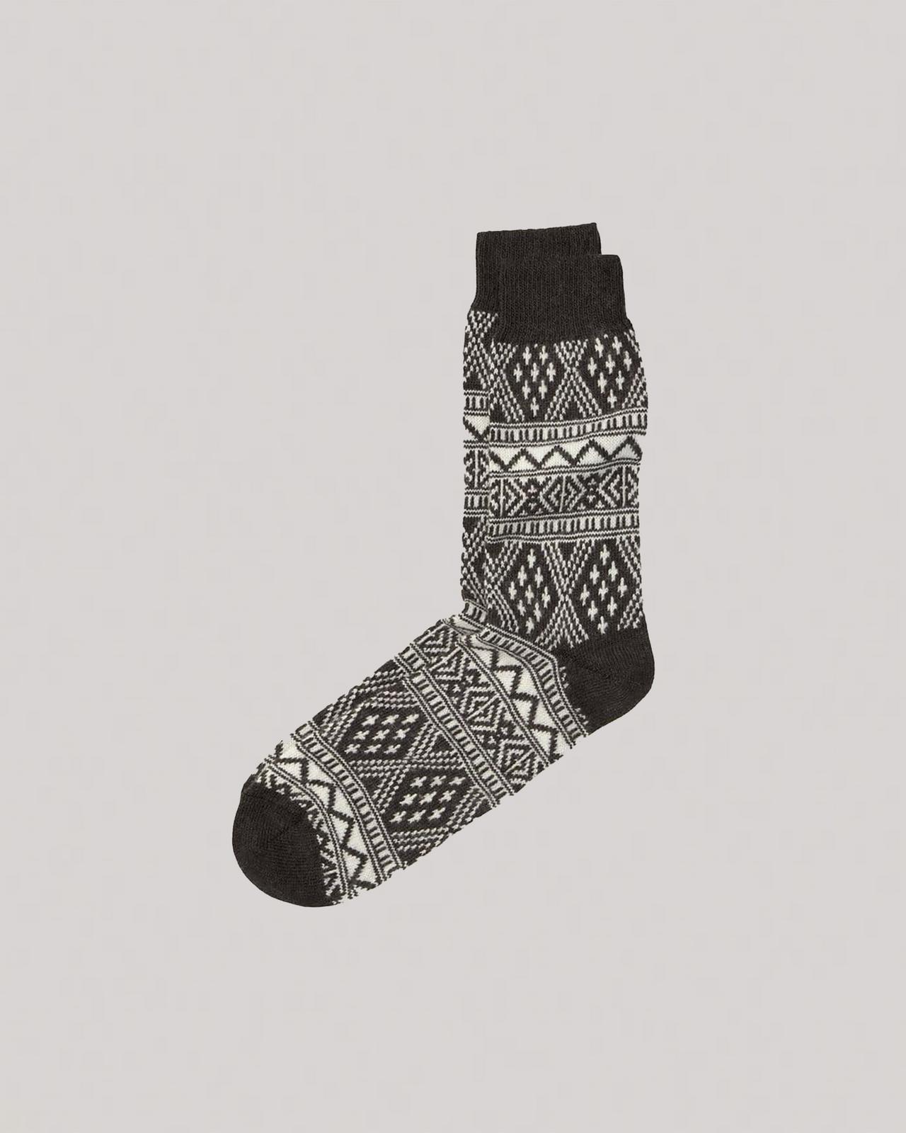 Alto aztec wool-blend socks