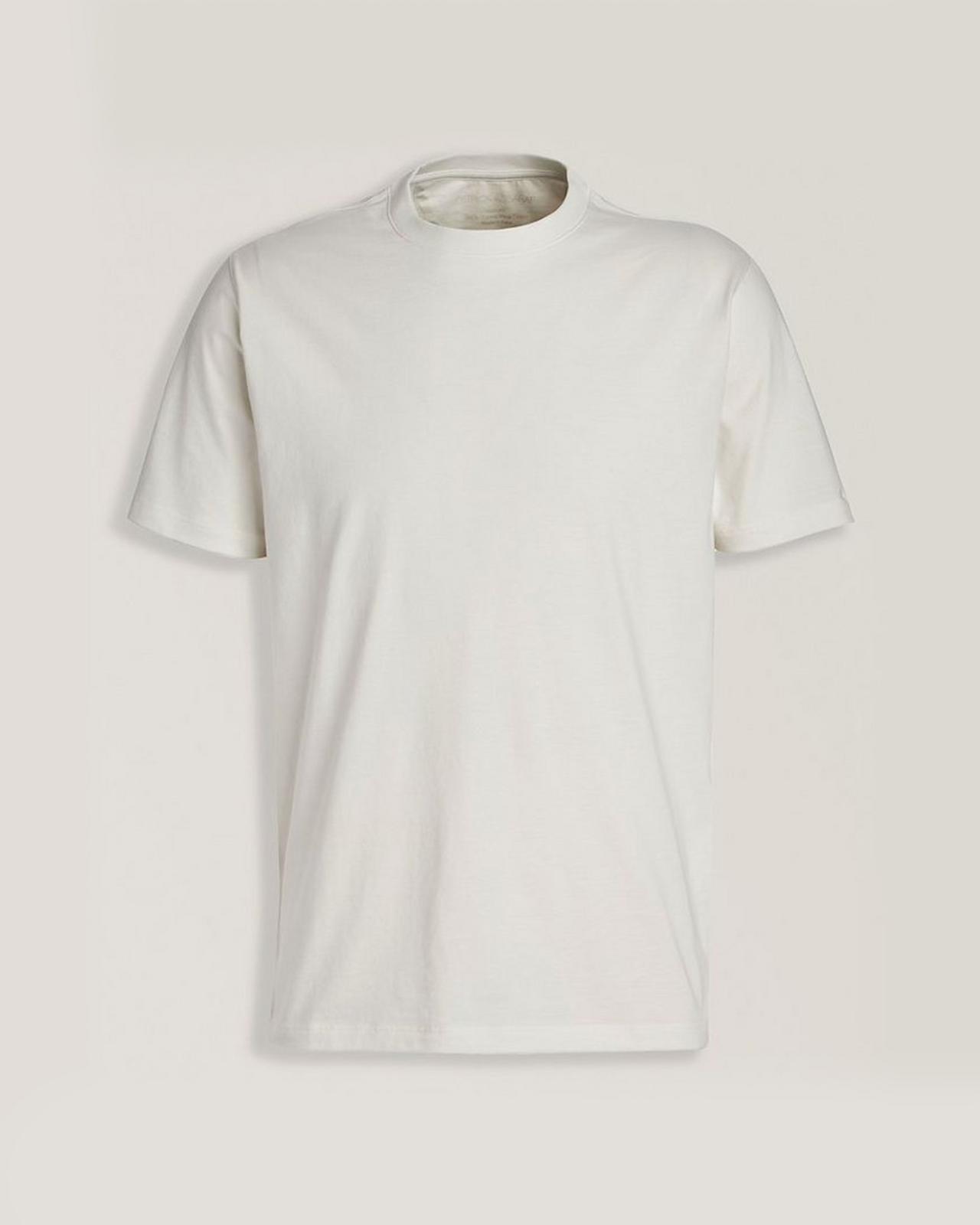 T-shirt displayed illustrating high quality basics