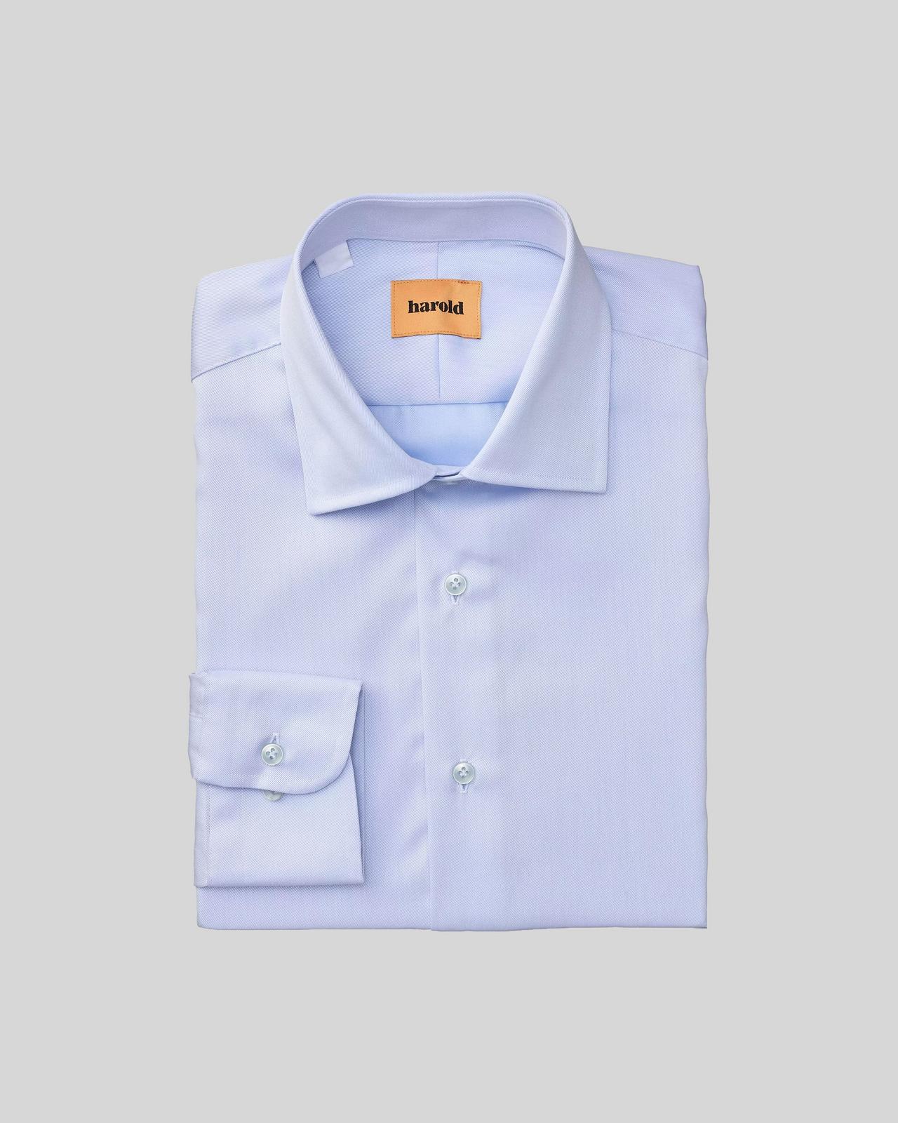Cotton Twill Dress Shirt, Harold 