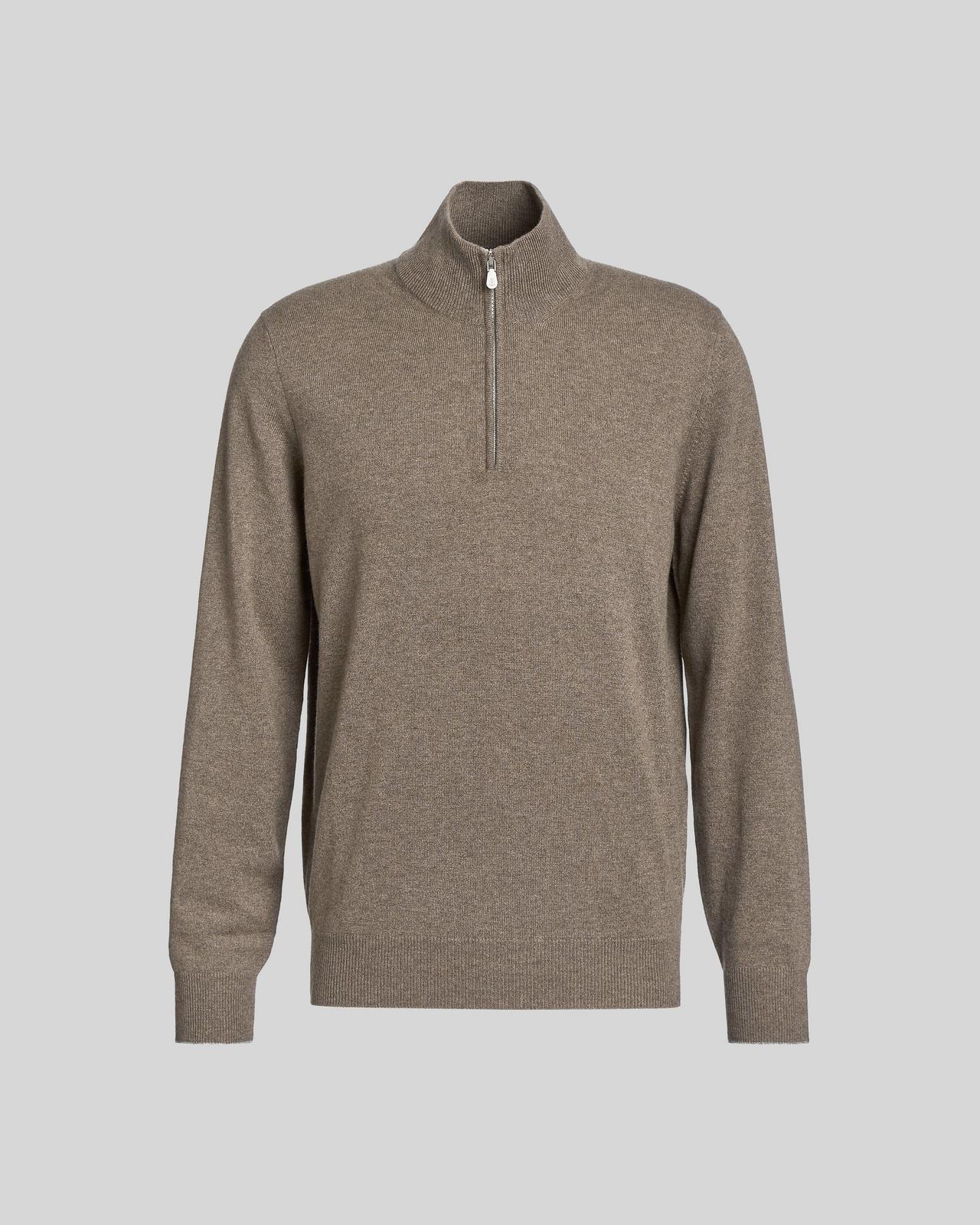 Cashmere Quarter-Zip Sweater, Brunello Cucinelli 