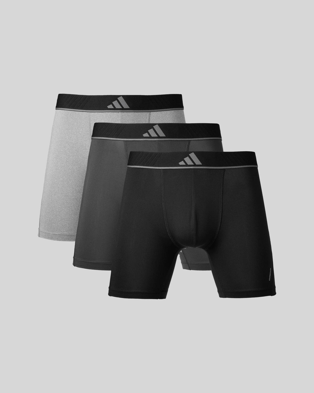 Three-Pack Active Flex Boxer Brief, Adidas 