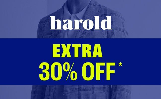 Cyber Monday Promo for Harold brand