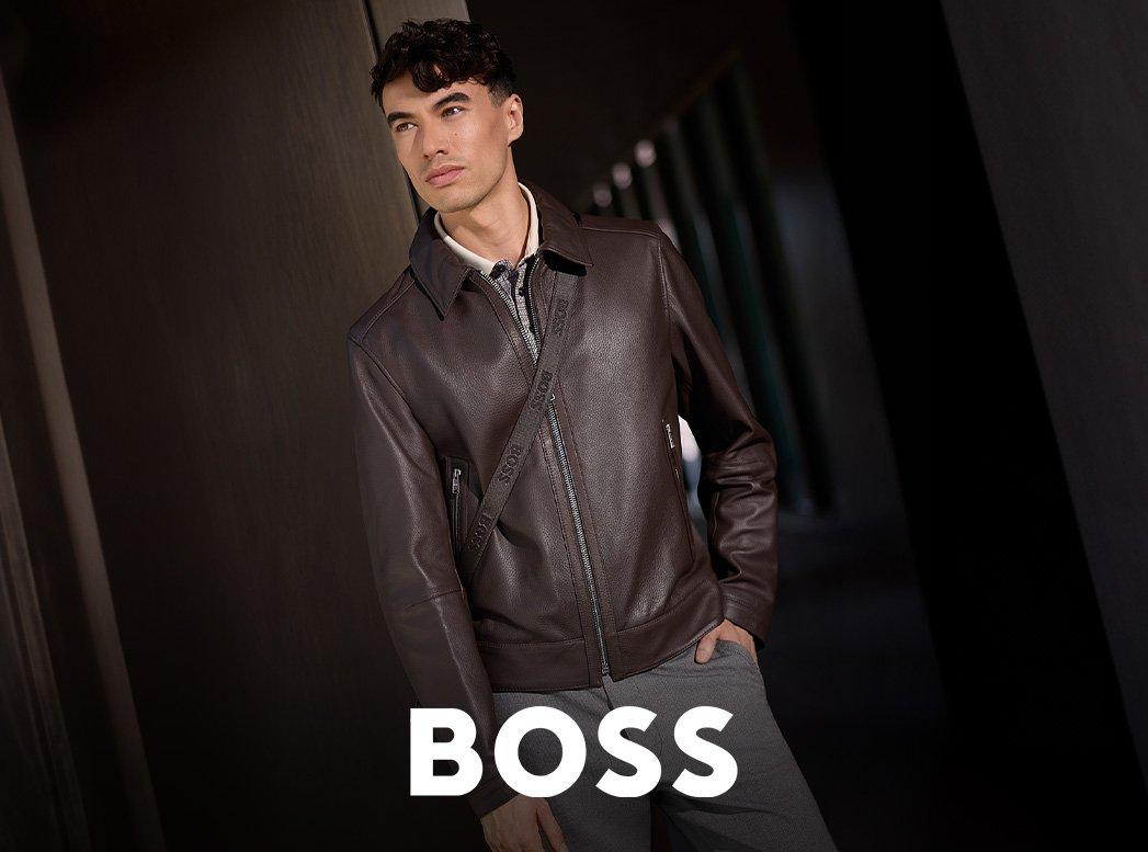 Modèle masculin portant BOSS