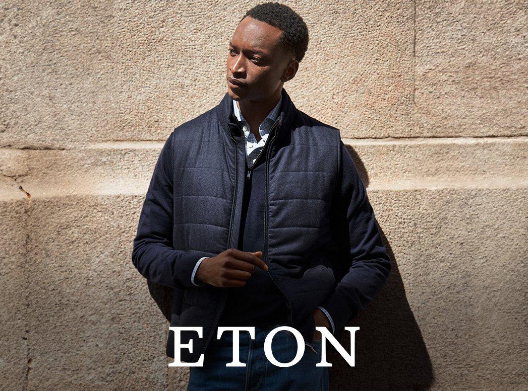 Male model wearing Eton
