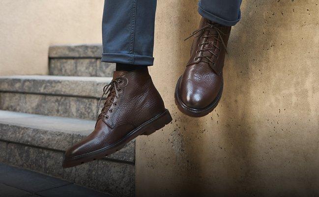 Pair of brown boots