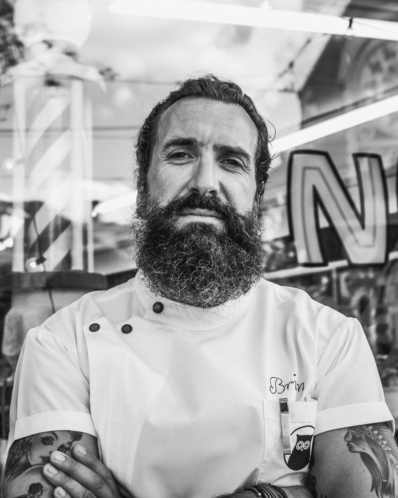 Portrait de Brian Hurson, barbier