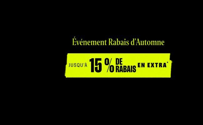 Promotion de l’Action de grâce : 15 % de rabais supplémentaire
