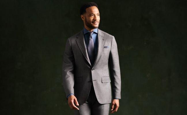 Male model wearing Canali