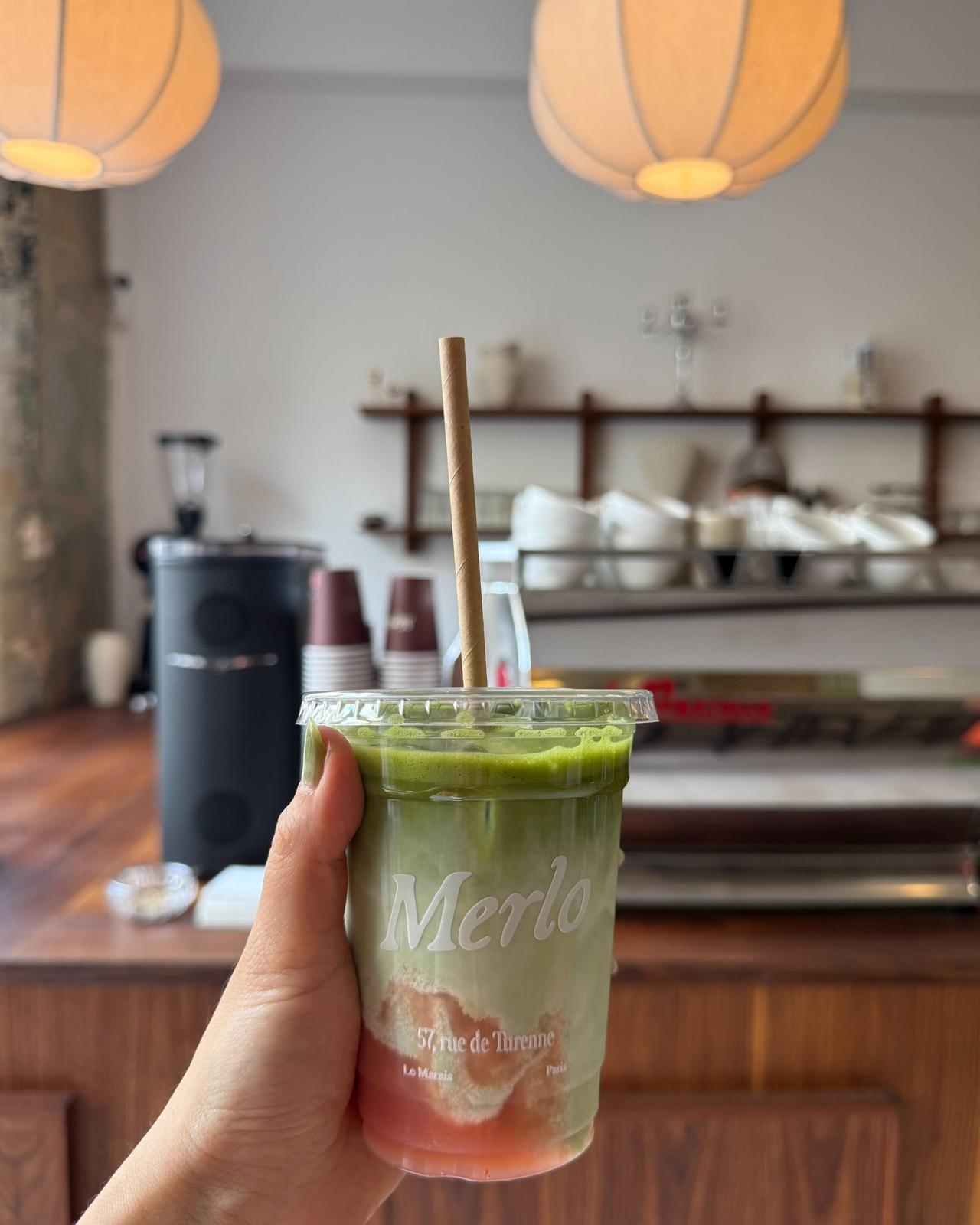Boisson au matcha