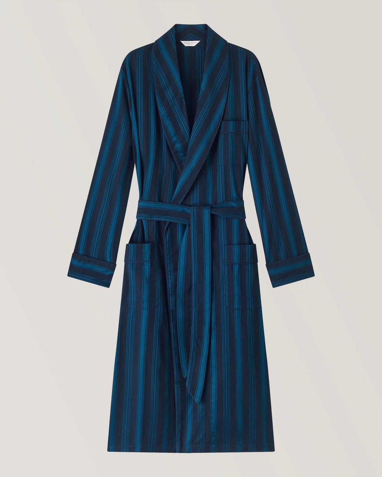 Derek Rose striped robe