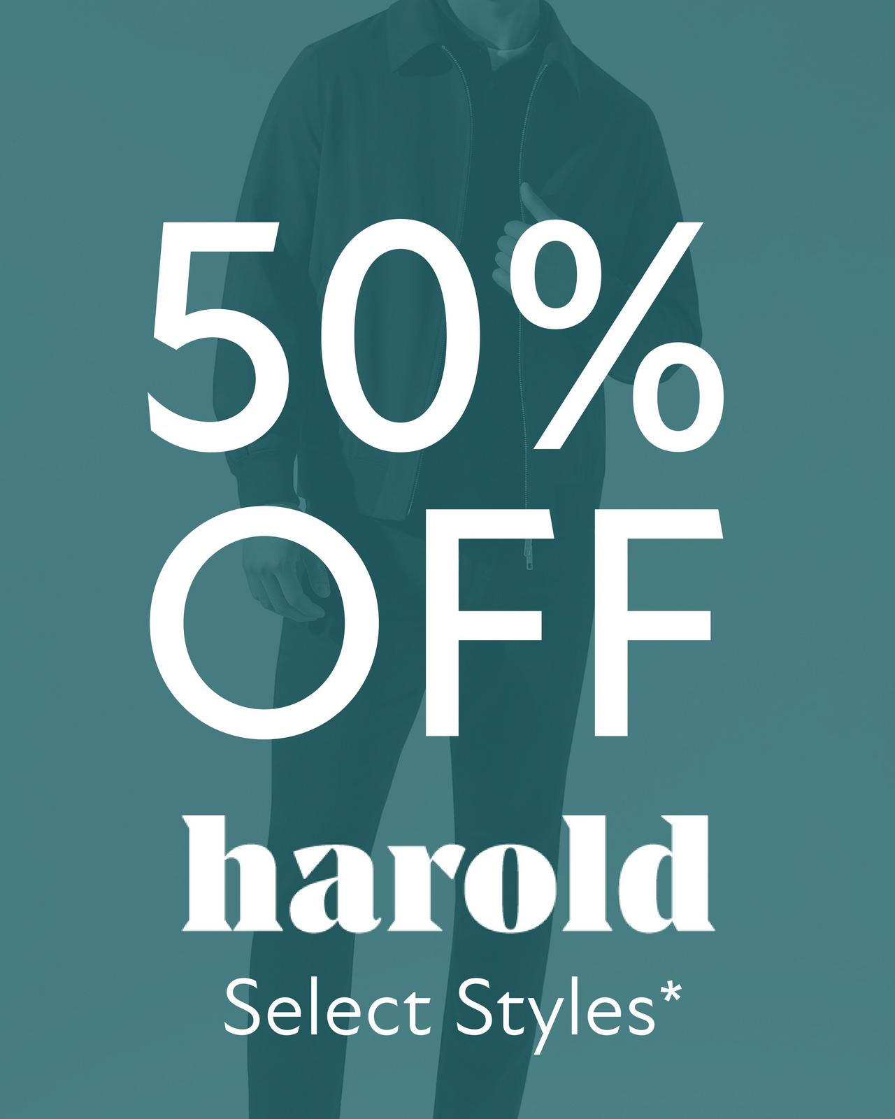 50 % Off Harold Styles