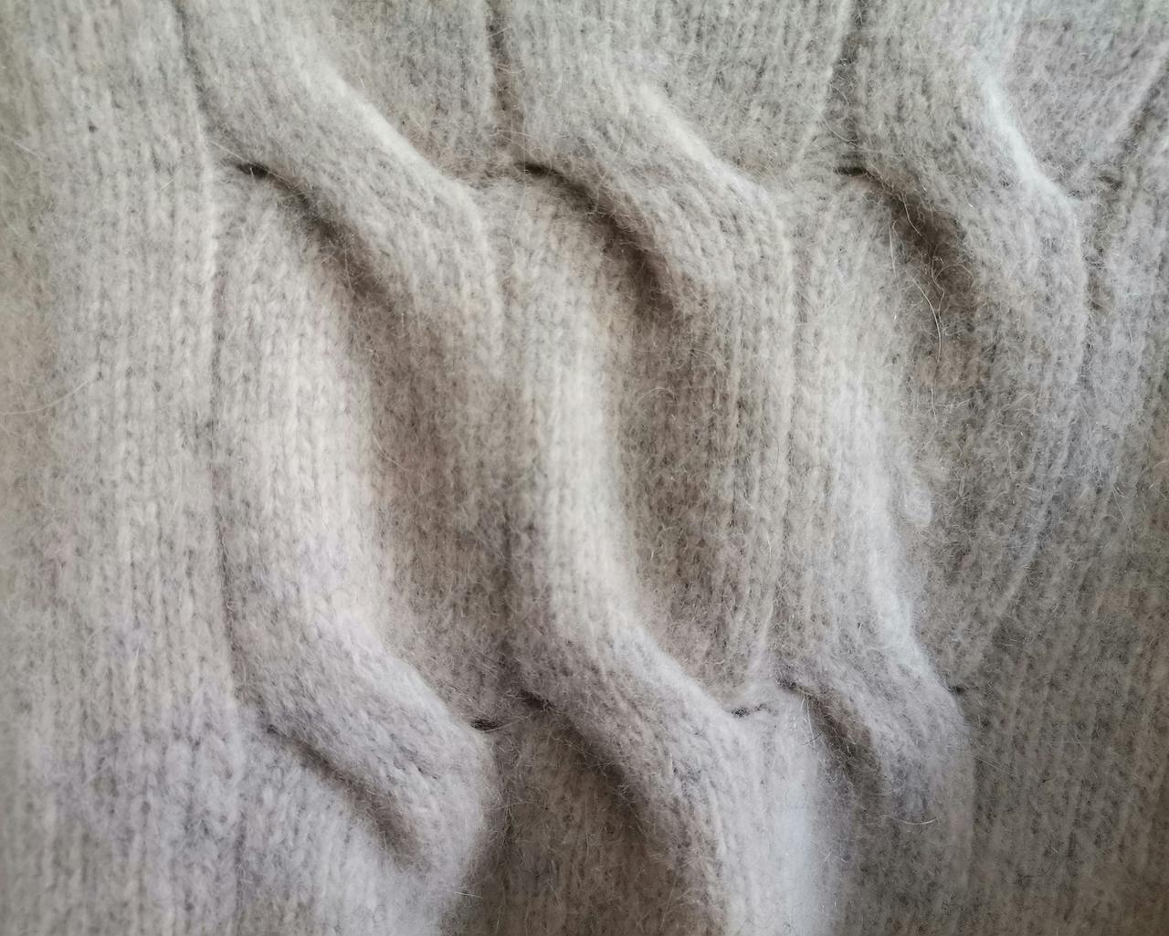 Tissu de laine crème