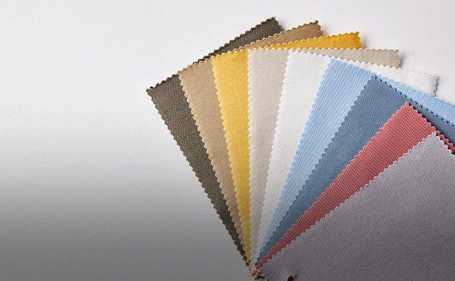Wool fabric in assorted colors