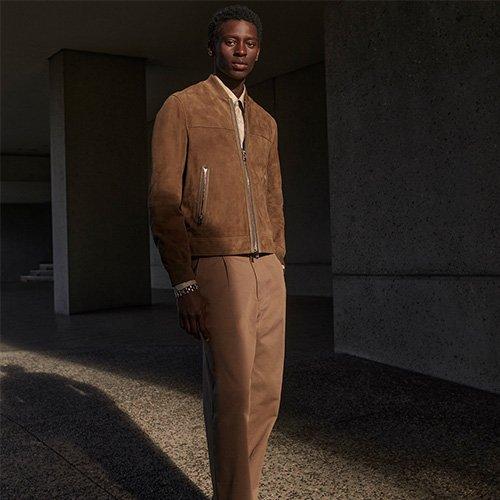 Man in BOSS outfit