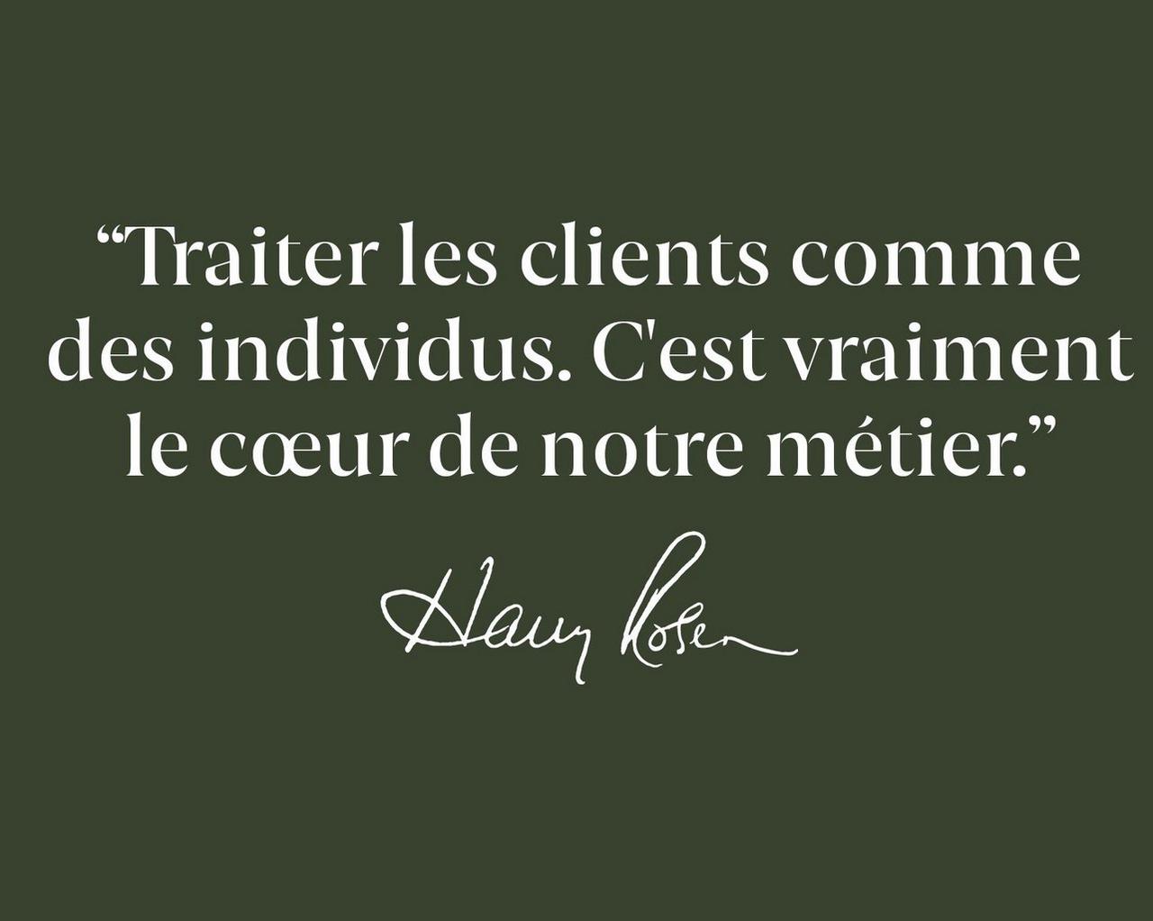 Déclaration de mission de Harry Rosen