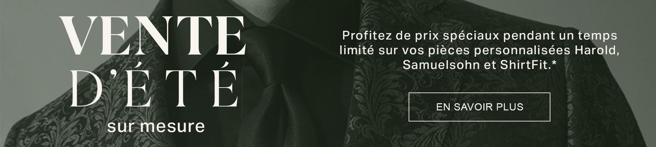Modèle masculin sur une photo en noir et blanc portant un blazer Harold