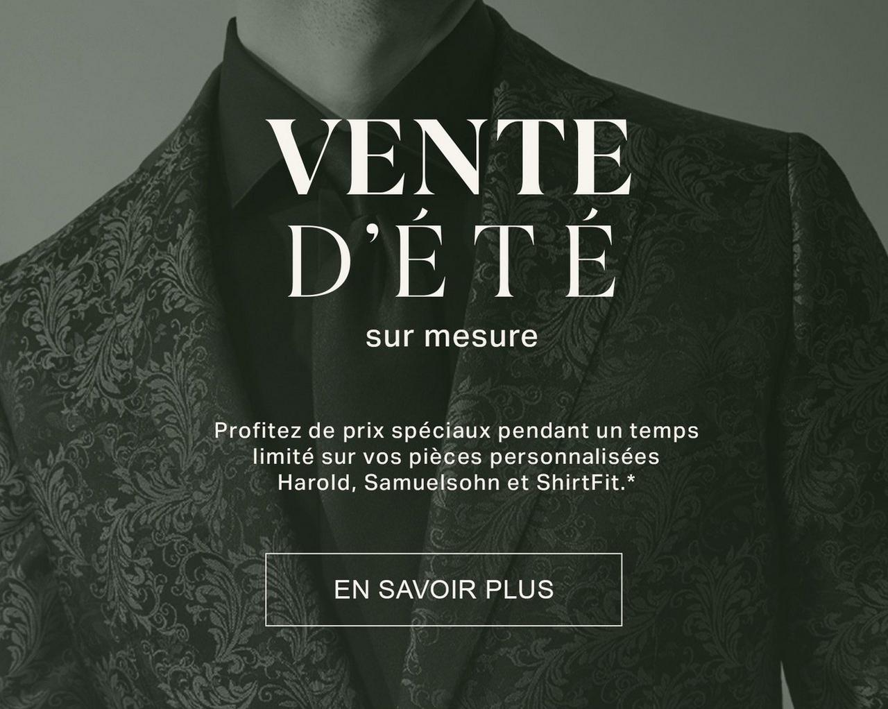 Modèle masculin sur une photo en noir et blanc portant un blazer Harold