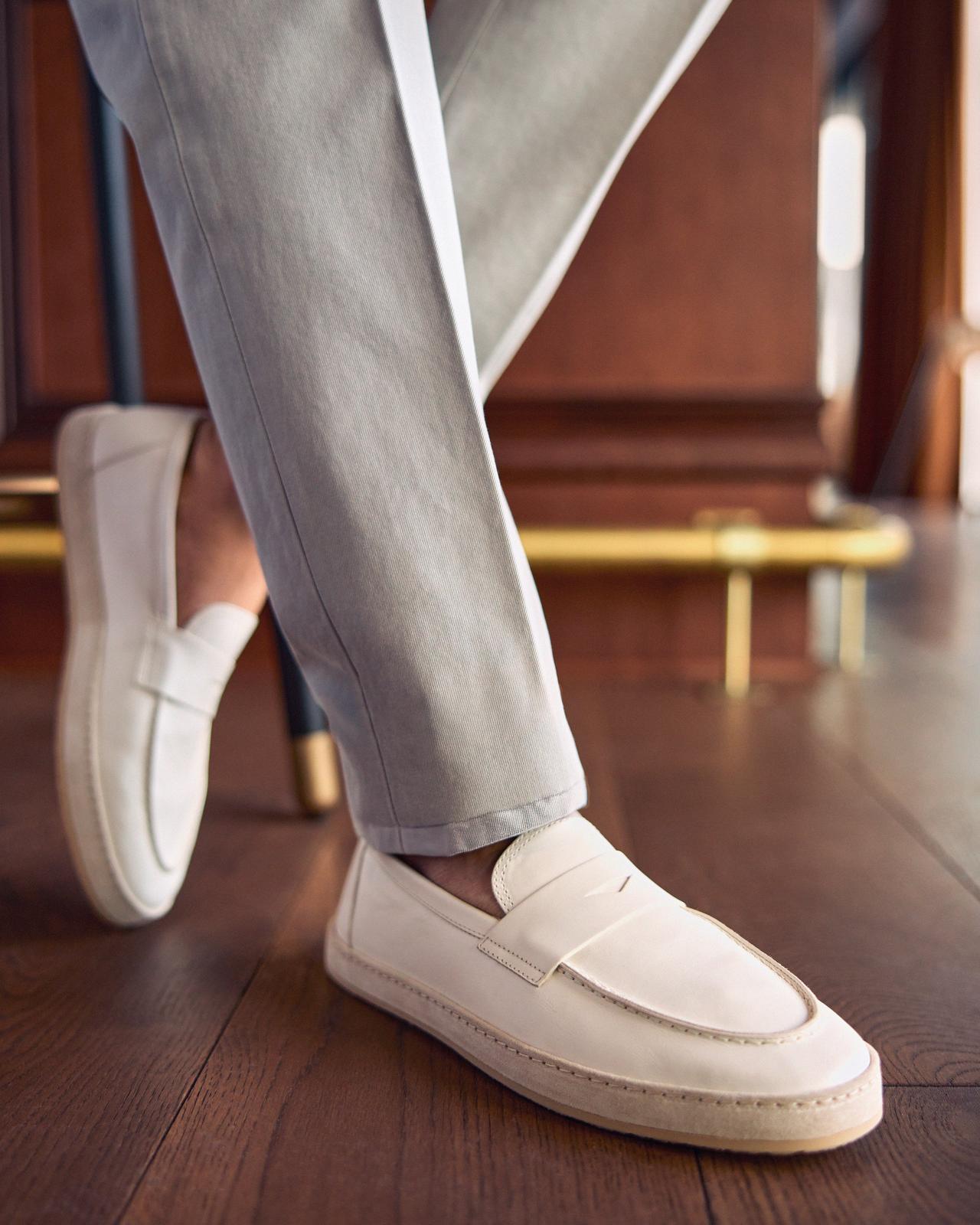 Brunello Cucinelli loafers displayed representing Harry's fresh finds