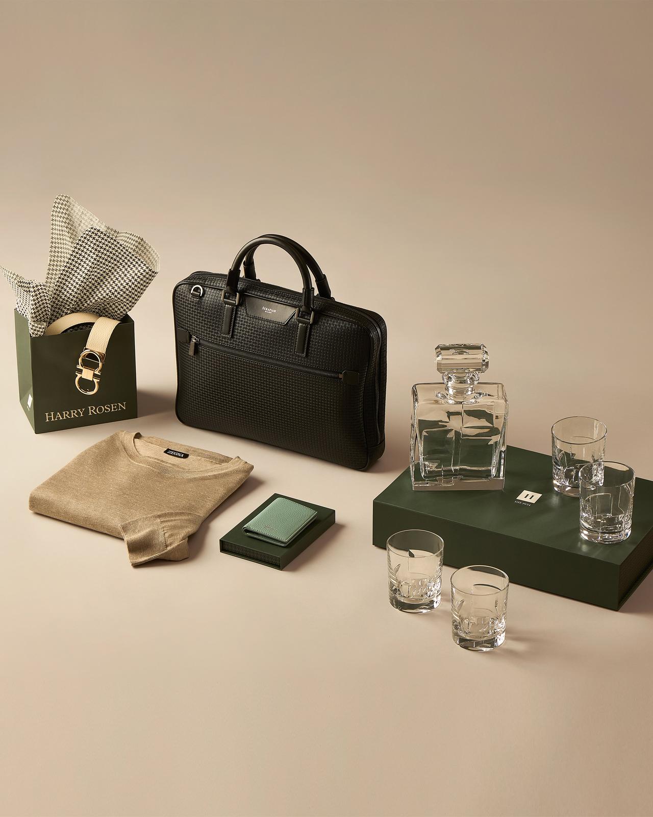 Assorted luxury gifts for men