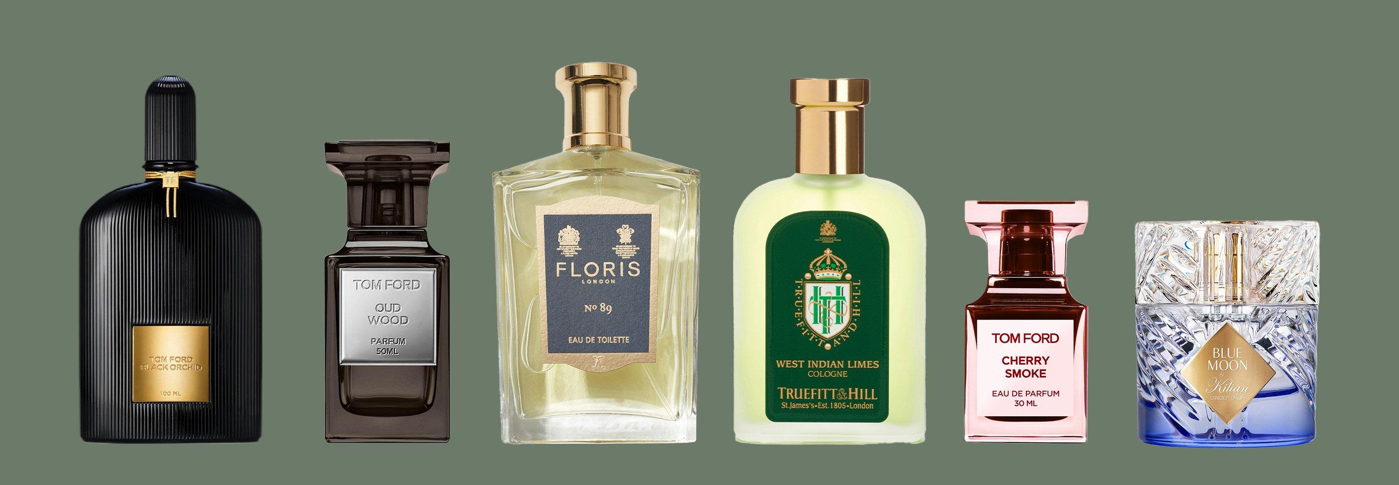 different types of cologne bottles