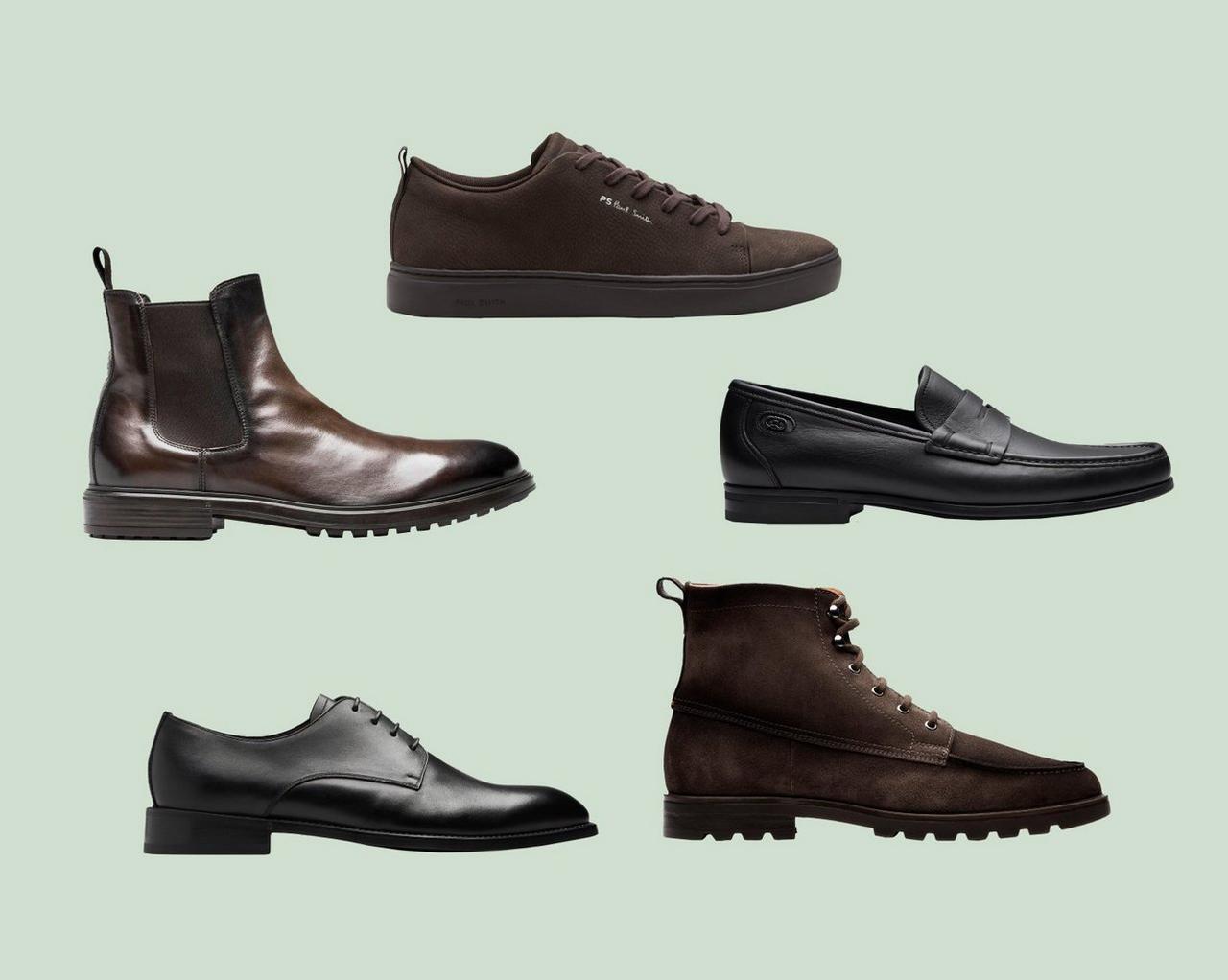 A display of 5 best office shoes for fall/winter