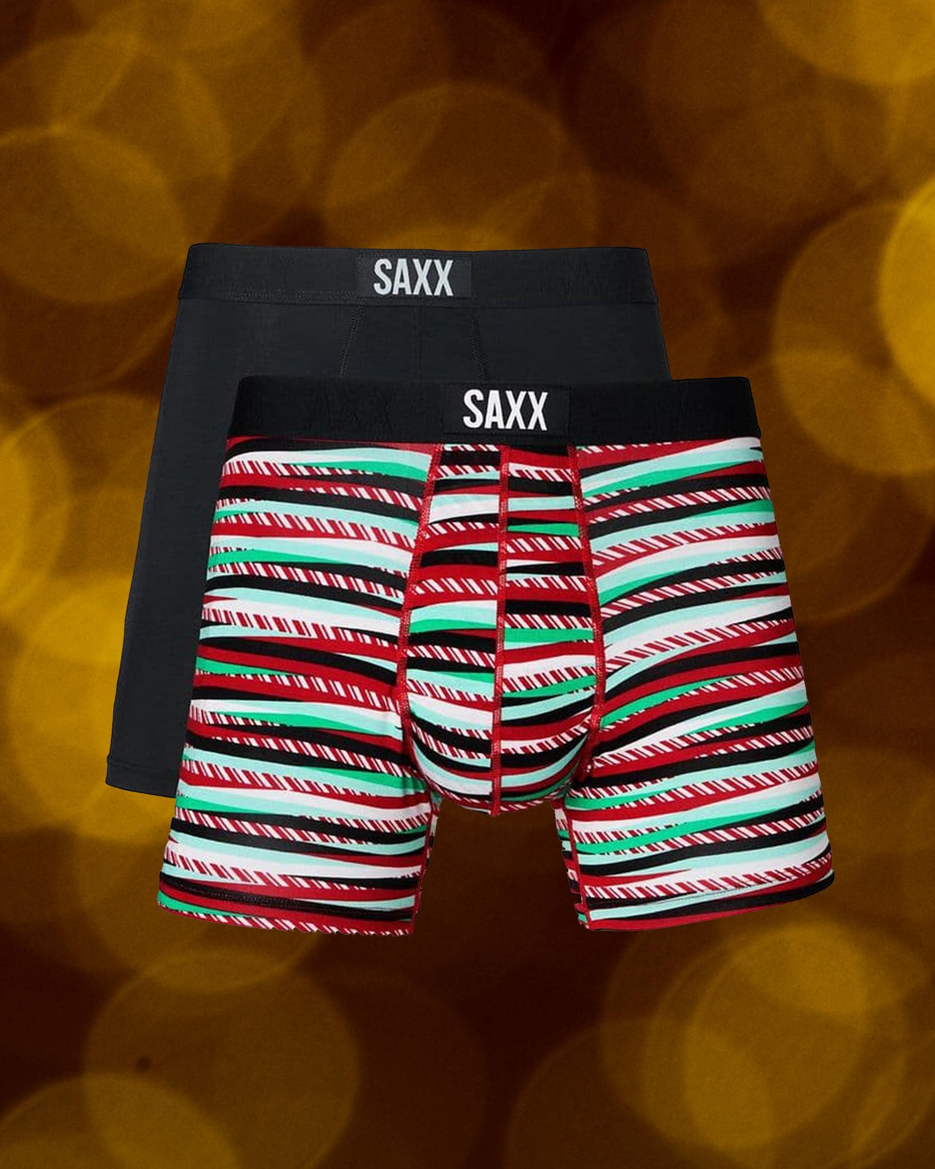 SAXX under wear on holiday background