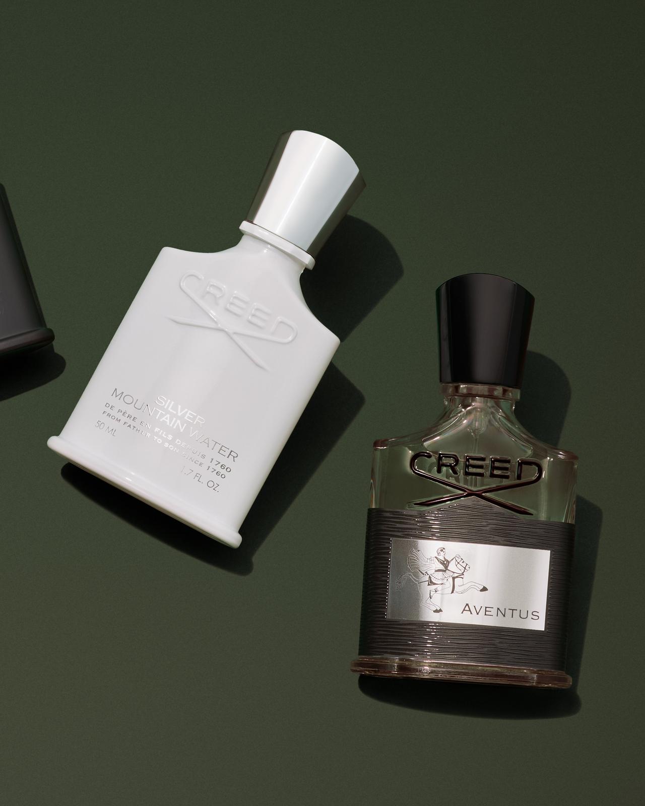 Creed perfume bottles displayed as enticing and elegant scents for gifting