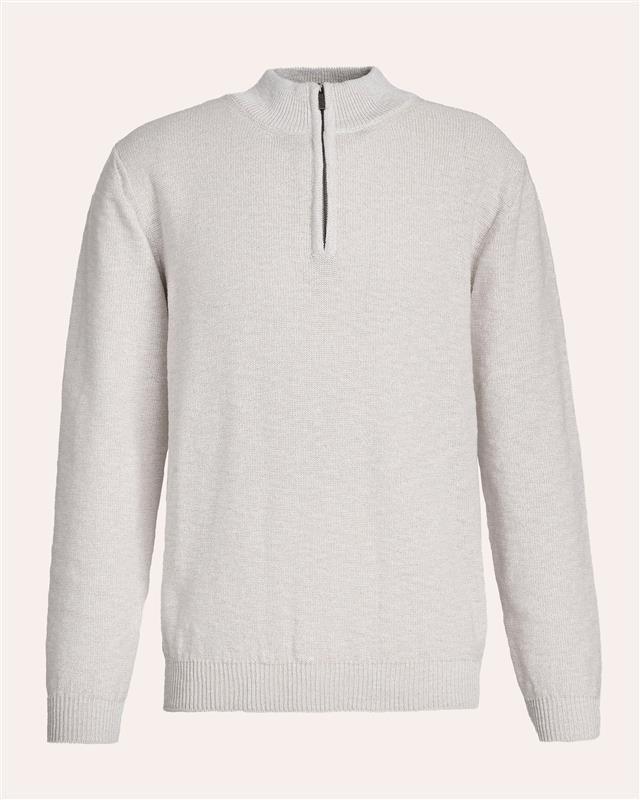 Maurizio Baldassari Mouliné Quarter-Zip Sweater
