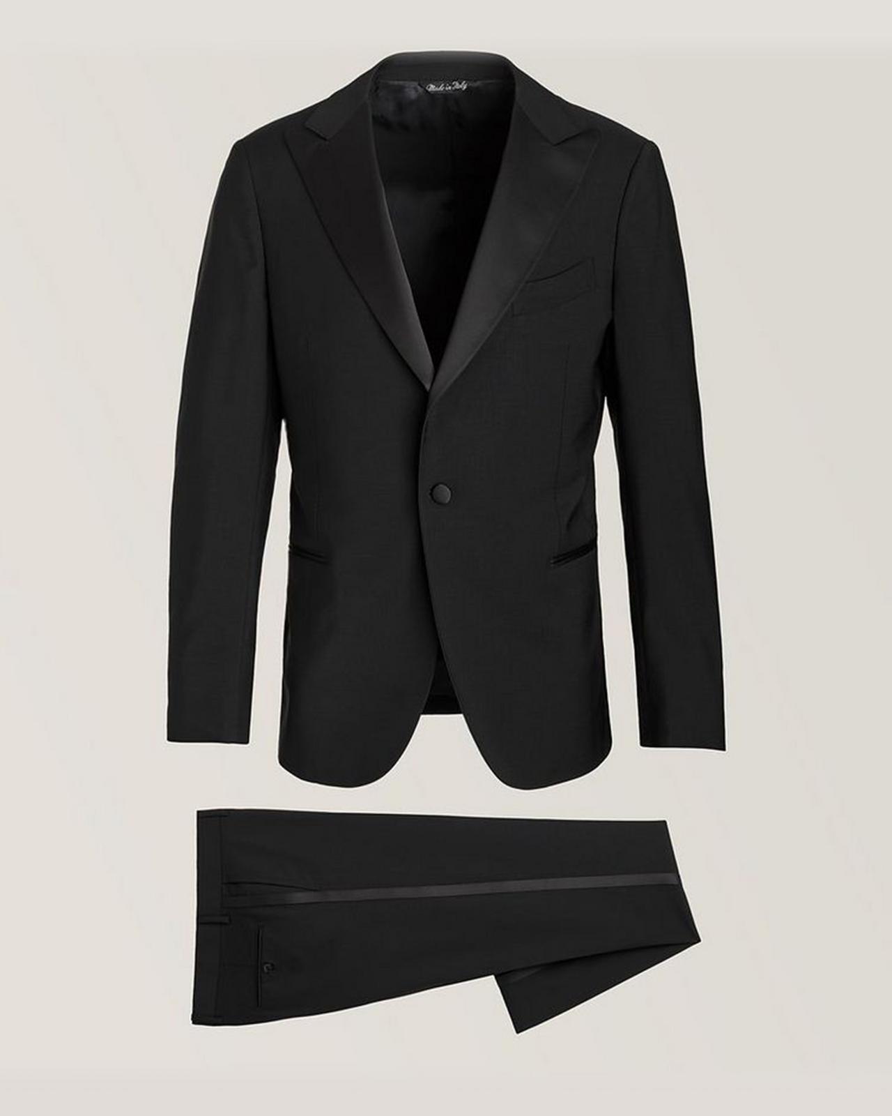 Harold Slim-Fit Solid Stretch Wool-Mohair Tuxedo