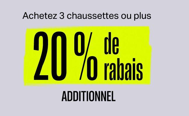 Fond gris avec texte signifiant : achetez-en 3, obtenez 20 % de réduction supplémentaire chez FinalCut par Harry Rosen