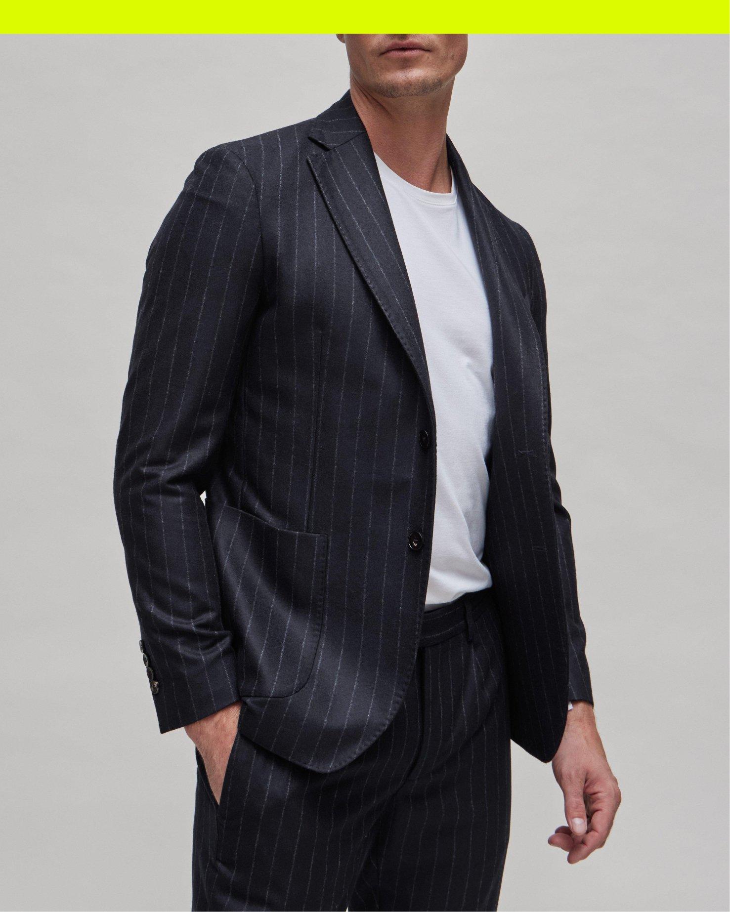 Male model wearing Patrick Assaraf