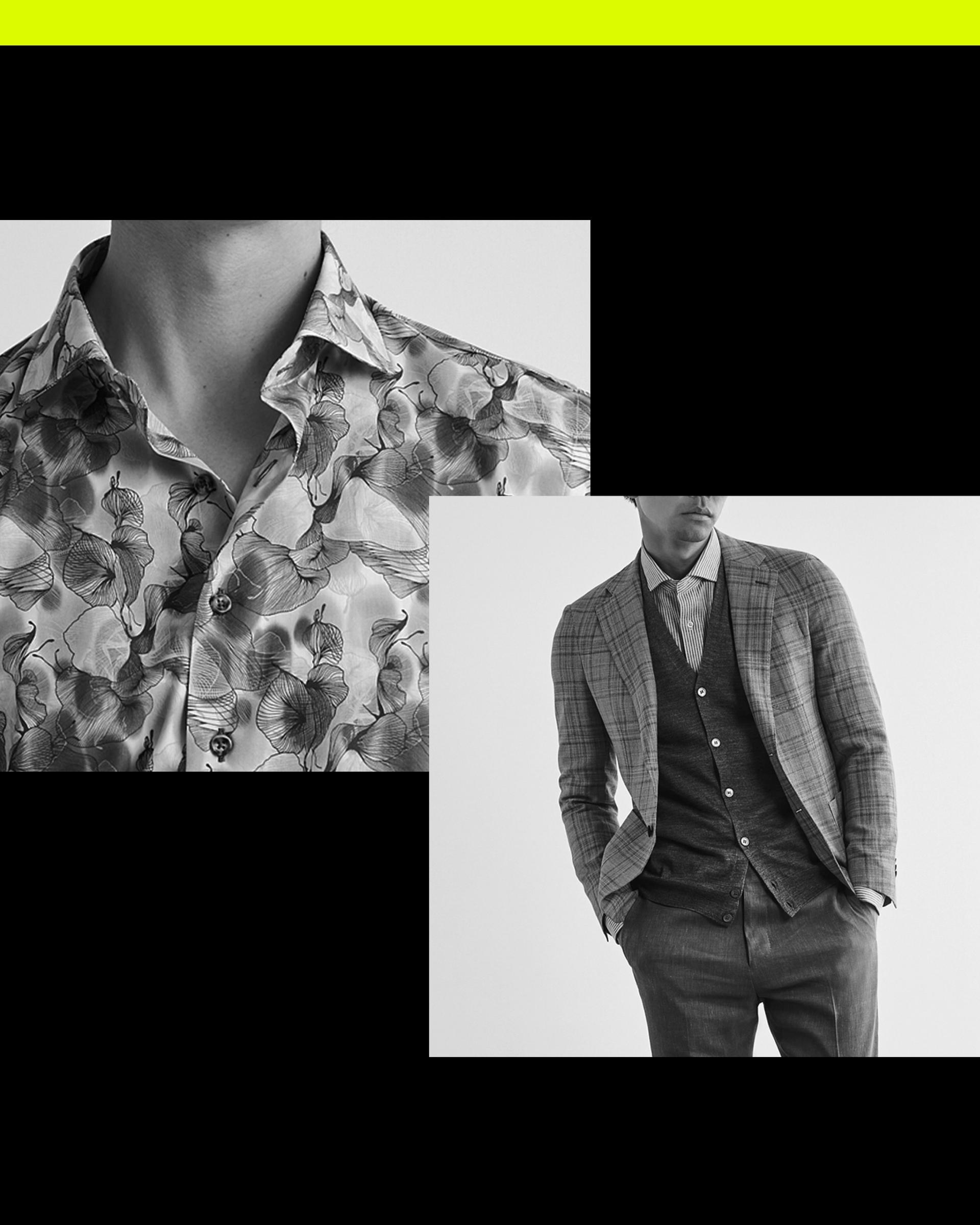 Male model wearing Harold