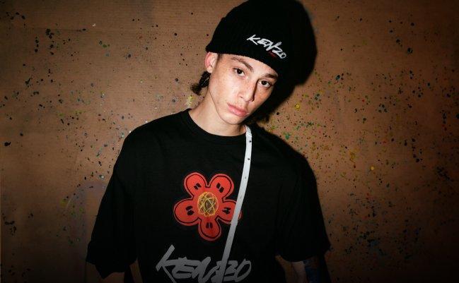 Male model wearing Kenzo