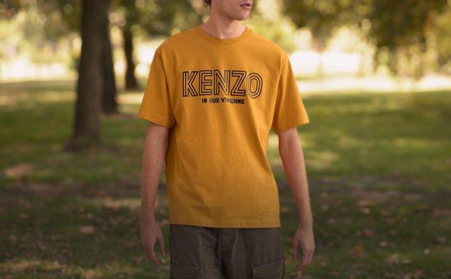 Male model wearing Kenzo