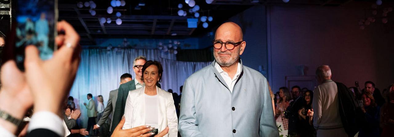 Larry Rosen and others at the Law Suits event