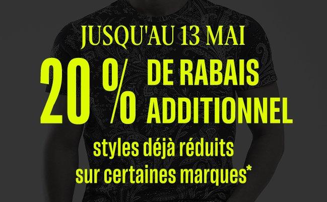 20 % de réduction supplémentaire sur certains créateurs chez FinalCut by Harry Rosen