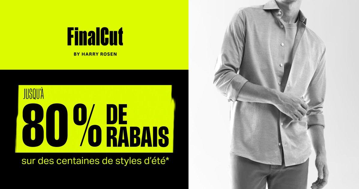 Styles d'été FinalCut : bannière jusqu'à 80 % de réduction