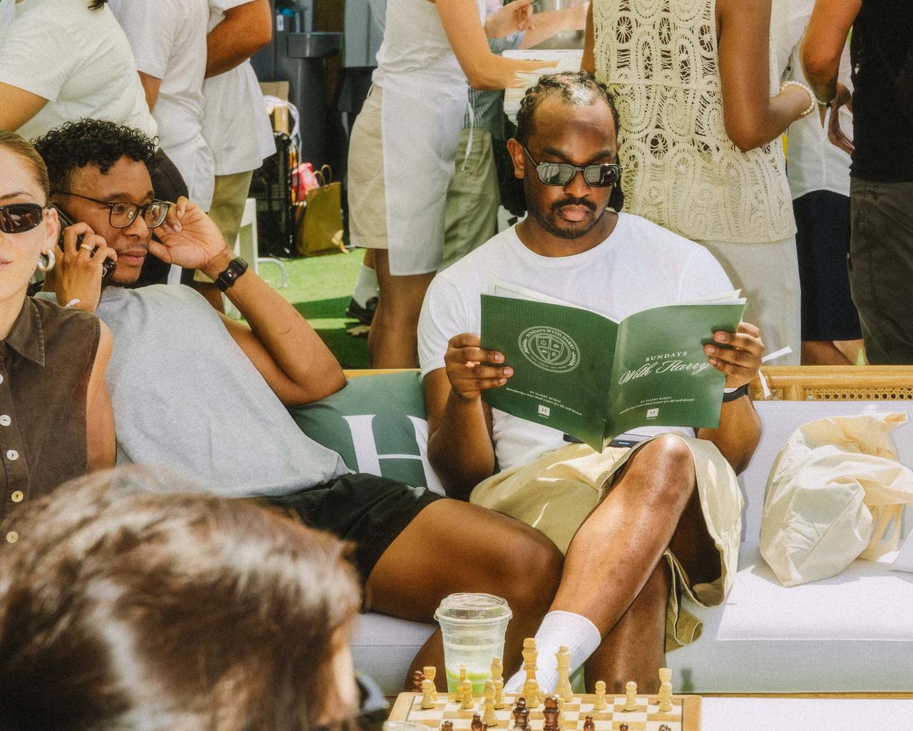 Sundays with Harry event on a pickle ball field